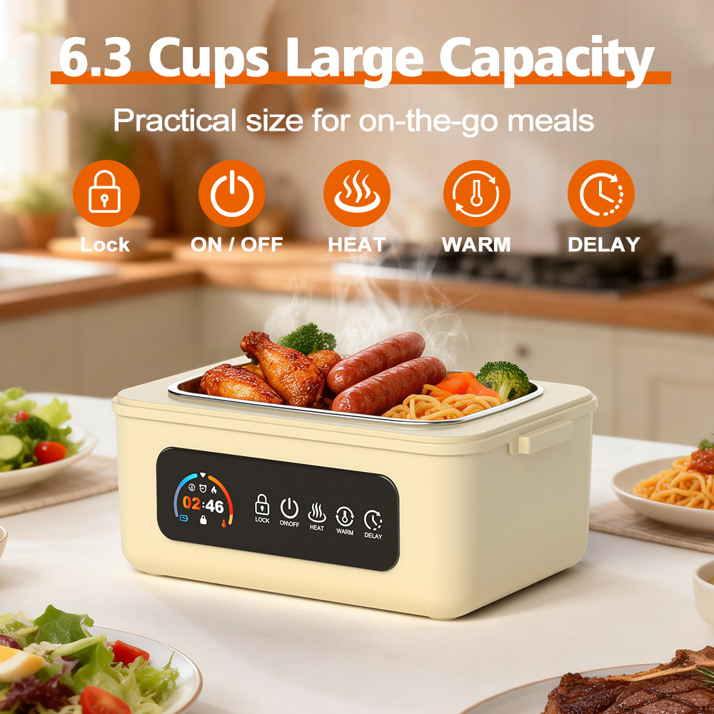 GoldHot Smart Heating Lunchbox detail 3